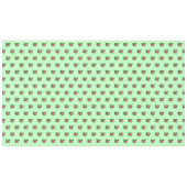 Nappe Fleur rose rose Motif sans couture sur vert clair (Devant (Horizontal))
