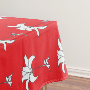 Nappe Fleur Rouge