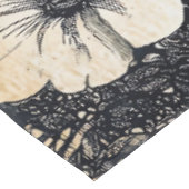 Nappe Fleur rustique et calligraphie - Papier Brown viei (Angle)