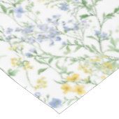 Nappe Fleur sauvage à l'aquarelle bleue (Angle)