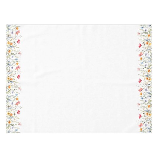 Nappe Fleur sauvage aquarelle (Devant (Horizontal))