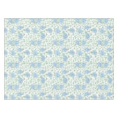 Nappe Fleur sauvage aquarelle bleu vert (Devant (Horizontal))