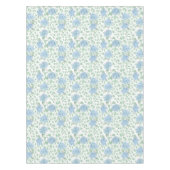 Nappe Fleur sauvage aquarelle bleu vert (Devant)