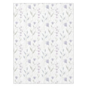 Nappe Fleur sauvage aquarelle bleu violet (Devant)