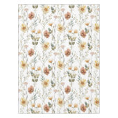 Nappe Fleur sauvage aquarelle bohème (Devant)