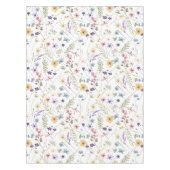 Nappe Fleur sauvage Aquarelle Et Motif Papillons (Devant)