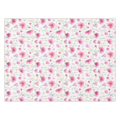 Nappe Fleur sauvage aquarelle rose  (Devant (Horizontal))