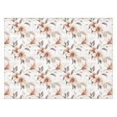 Nappe Fleur sauvage aquarelle rose marron (Devant (Horizontal))