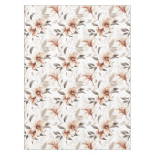 Nappe Fleur sauvage aquarelle rose marron (Devant)