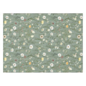 Nappe Fleur sauvage Dusty Sage Floral Vert (Devant (Horizontal))