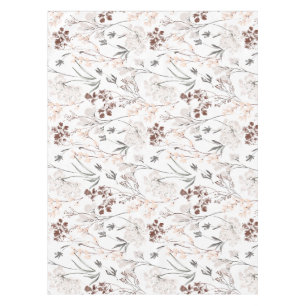 Nappe Fleur sauvage minimaliste élégant feuilles floral