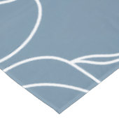 Nappe Fleur sauvage moderne bleu blanc (Angle)