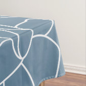 Nappe Fleur sauvage moderne bleu blanc (In Situ)