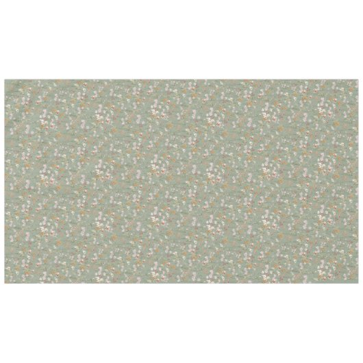 Nappe Fleur sauvage Vert Sage Mariage Boho Dans Bloom Ga (Devant (Horizontal))