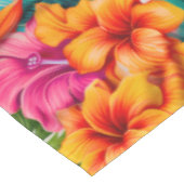 Nappe Fleur tropicale Hibiscus (Angle)
