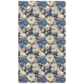 Nappe Fleurie Ivoire Blanc Bleu de Luxe (Devant)