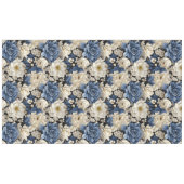 Nappe Fleurie Ivoire Blanc Bleu de Luxe (Devant (Horizontal))