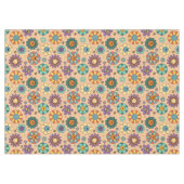 Nappe Fleurie Rétro Années 60 Style Pastel (Devant (Horizontal))