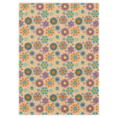 Nappe Fleurie Rétro Années 60 Style Pastel (Devant)
