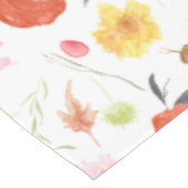 Nappe Fleurs à l'aquarelle (Angle)