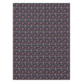 Nappe Fleurs Abstraites de cerfs de Noël (Devant)