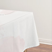 Nappe Fleurs Aquarelle Rose Romantique (In Situ)