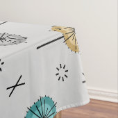 Nappe Fleurs atomiques rétro multicolores (In Situ)