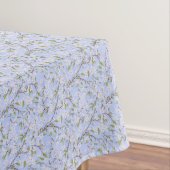 Nappe Fleurs blanches en bleu (In Situ)