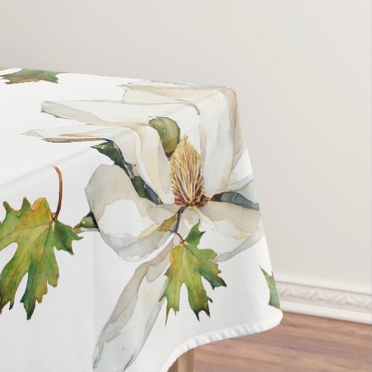 Nappe Fleurs blanches Feuilles verts (In Situ)