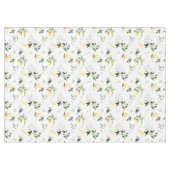 Nappe Fleurs blanches, Méditerranée, citron (Devant (Horizontal))