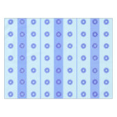 Nappe Fleurs Bleu Clair Bleu Foncé Motif (Devant (Horizontal))