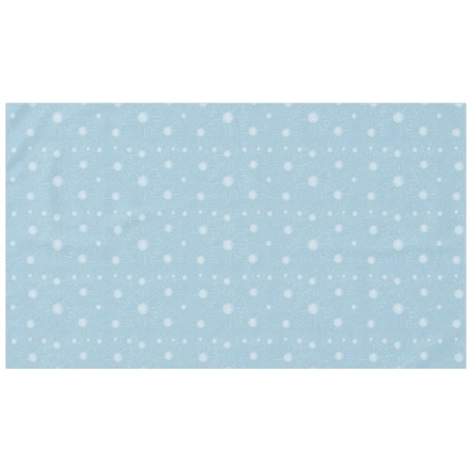 Nappe Fleurs Bleues Bleues Blancs (Devant (Horizontal))
