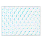 Nappe Fleurs Bleues Ciel Lumineux, Petite Impression Flo (Devant (Horizontal))