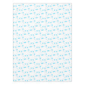 Nappe Fleurs Bleues Ciel Lumineux, Petite Impression Flo (Devant)