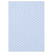 Nappe Fleurs bleues ciel modernes et blanches sur fond b (Devant)