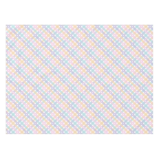 Nappe Fleurs bleues et beiges (Devant (Horizontal))