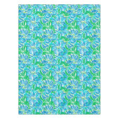 Nappe Fleurs bleues preppy (Devant)