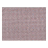 Nappe Fleurs bleues sur fond rose et marron (Devant (Horizontal))