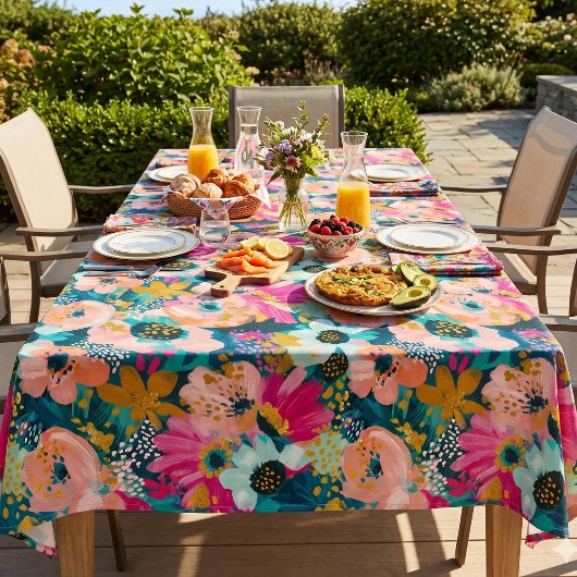 Nappe Fleurs botaniques 