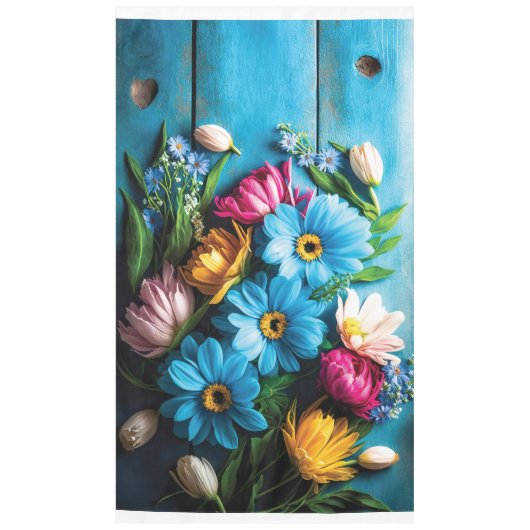 Nappe Fleurs colorées (Devant)