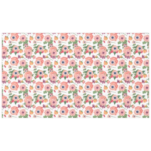 Nappe Fleurs colorées mignonnes (Devant (Horizontal))