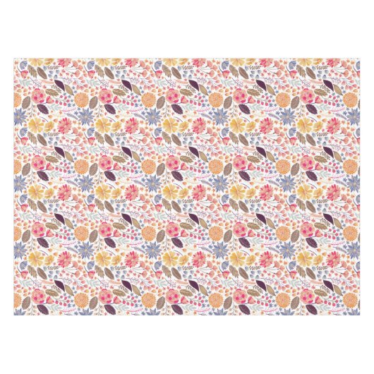 Nappe Fleurs colorées Motif (Devant (Horizontal))