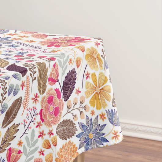Nappe Fleurs colorées Motif (In Situ)