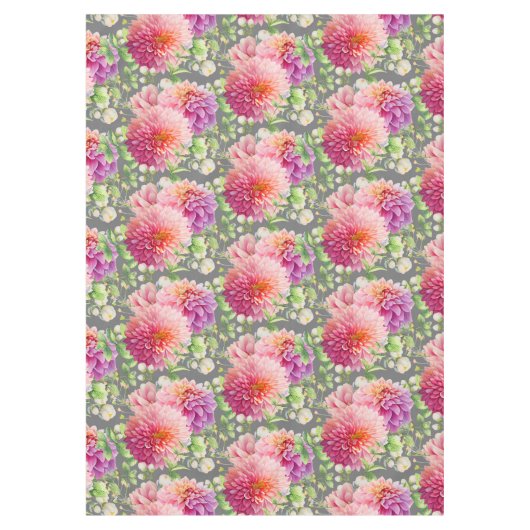Nappe Fleurs Dahlia Roses (Devant)