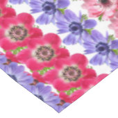 Nappe Fleurs d'anémones élégant rectangle floral (Angle)