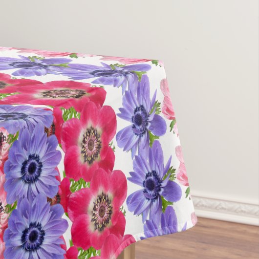 Nappe Fleurs d'anémones élégant rectangle floral (In Situ)