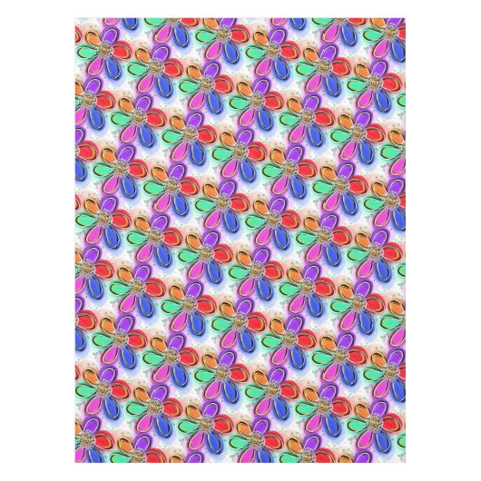 Nappe Fleurs d'aquarelle d'été Artsy (Devant)