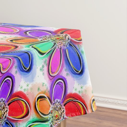 Nappe Fleurs d'aquarelle d'été Artsy (In Situ)