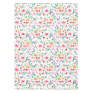 Nappe Fleurs d'aquarelle et feuilles