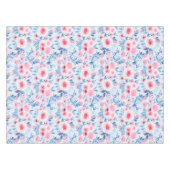 Nappe Fleurs d'aquarelle et feuilles 2 (Devant (Horizontal))